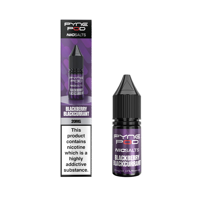 Blackberry Blackcurrant Pyne Pod Nic Salt E-Liquid bottle