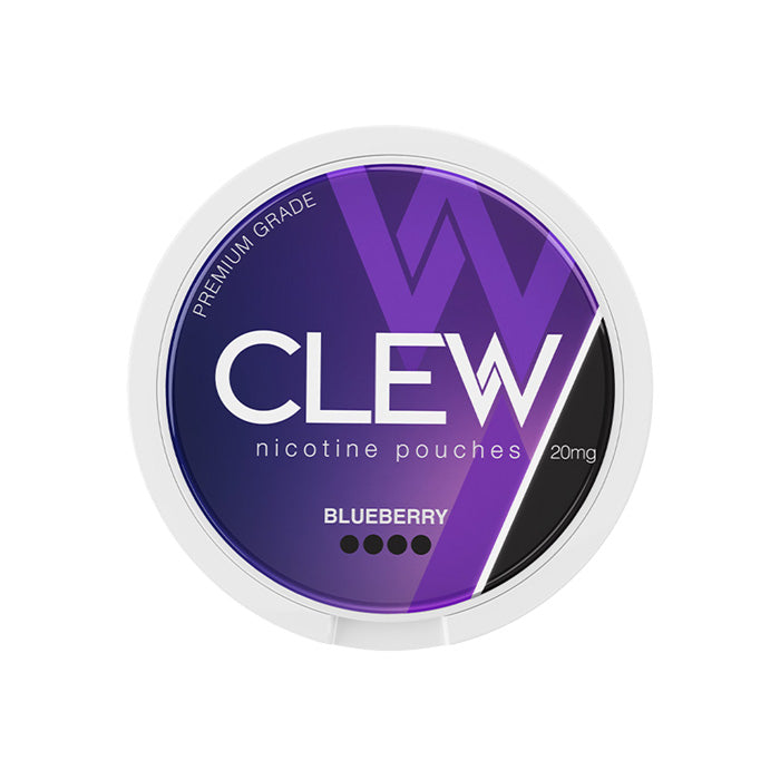 20mg Blueberry CLEW Nicotine Pouches