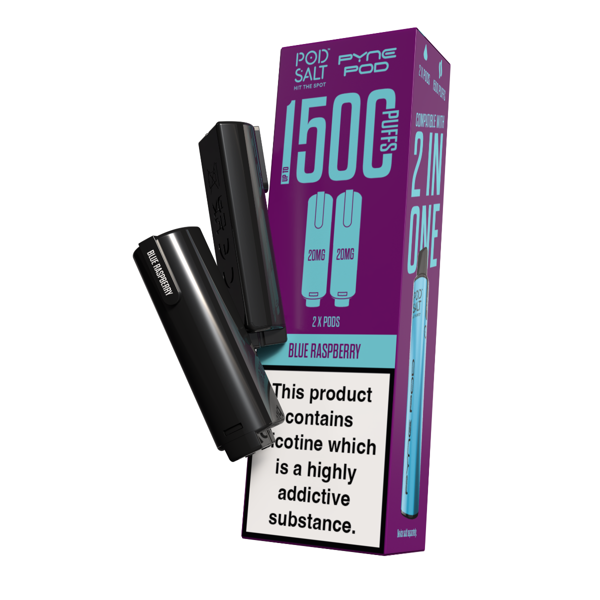 Z Pods Blue Raspberry Pod Salt Pyne Pod 2 in 1 Pods Blue Raspberry – My Vapery UK