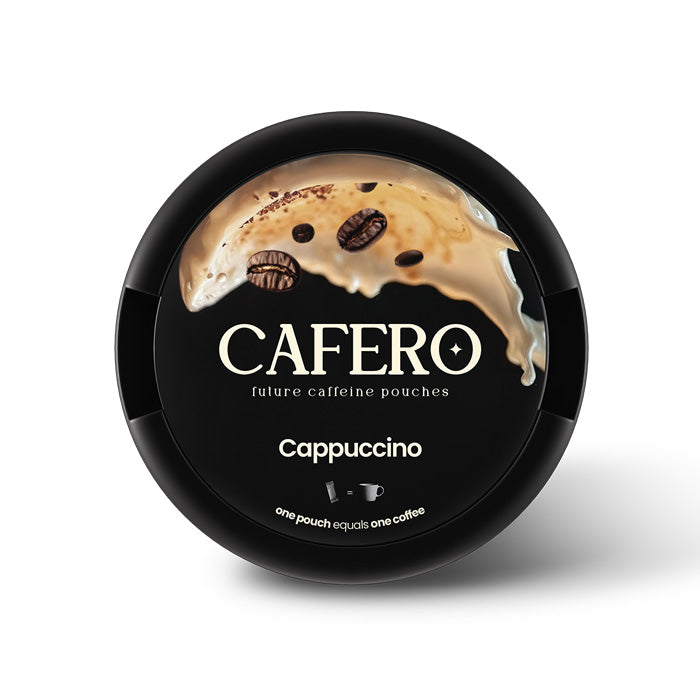 80mg CAFERO Cappuccino Caffeine Pouches