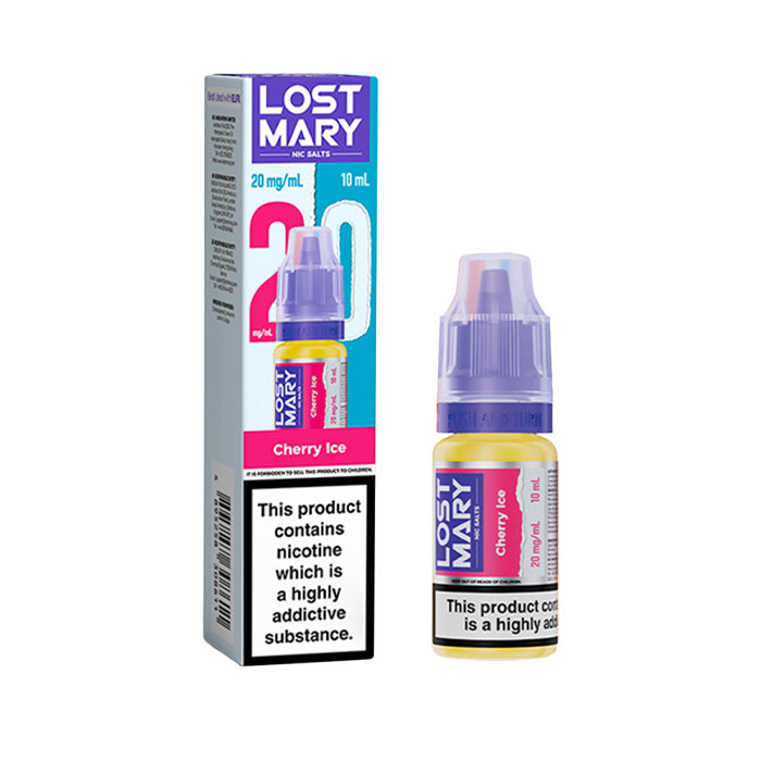 Cherry Ice Lost Mary 10ml Nic Salt E-Liquids and Box