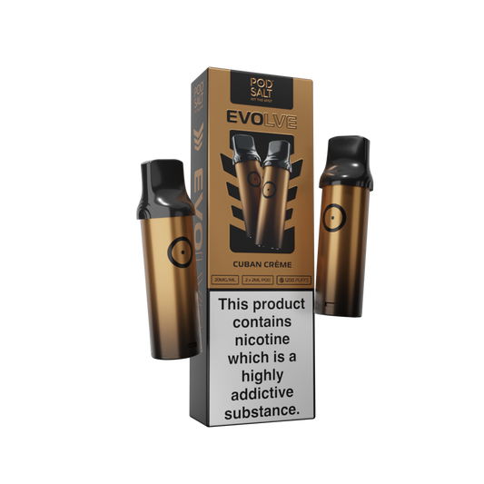 Pod Salt Evolve Pods Cuban Creme