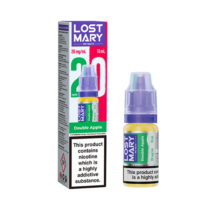 Double Apple Lost Mary 10ml Nic Salt E-Liquids and Box