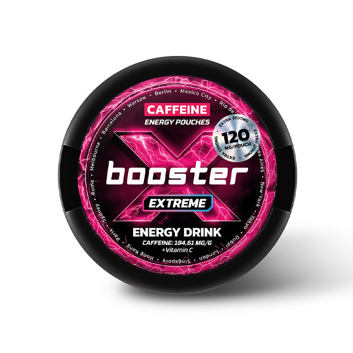 120mg X-Booster Energy Drink Caffeine Energy Pouches