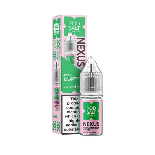 Nexus Fizzy Watermelon Gummy 10ml Nicotine Salt E-Liquid