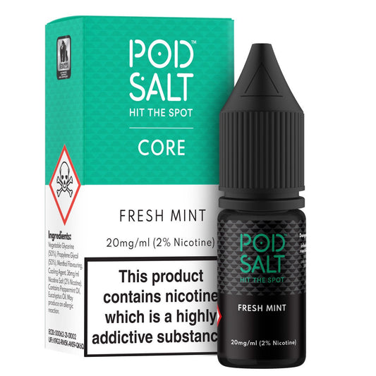 Pod Salt Fresh Mint 10ml Nicotine Salt E-Liquid