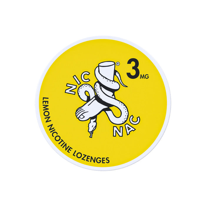 Lemon 3mg Nic Nac 20 Lozenge Can