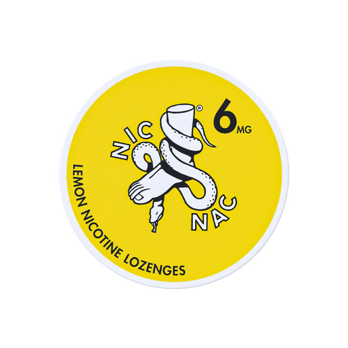Lemon 6mg Nic Nac 20 Lozenge Can