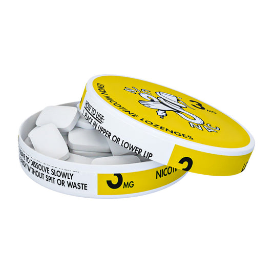 Lemon Nic Nac 20 Lozenge Open Can