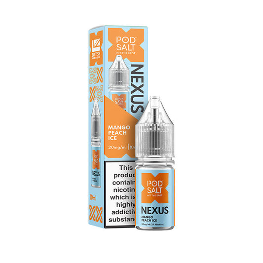 Nexus Mango Peach Ice 10ml Nicotine Salt E-Liquid