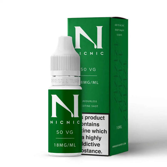 Nic Nic Nicotine Shot 18MG - 50% VG