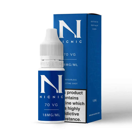 Nic Nic Nicotine Shot 18MG - 70% VG