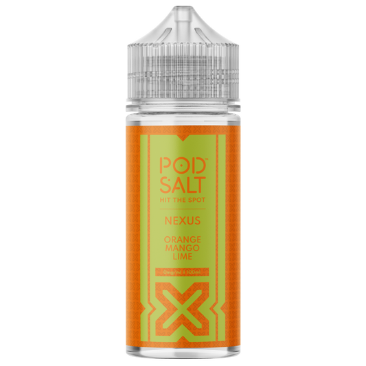 Pod Salt Nexus Orange Mango Lime 100ml Shortfill E-Liquid