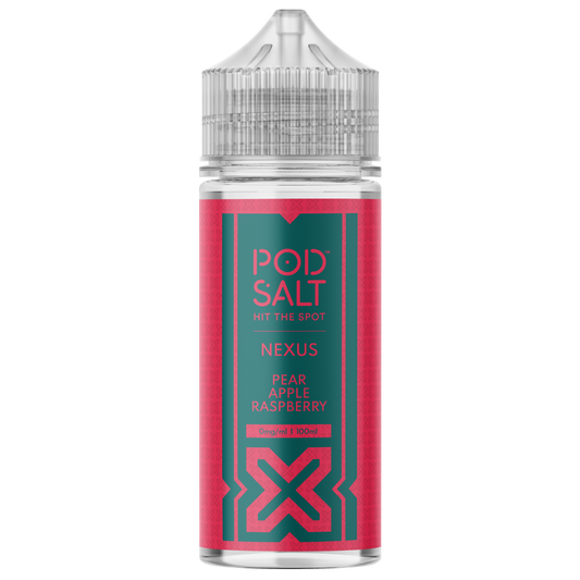 Pod Salt Nexus Pear Apple Raspberry 100ml Shortfill E-Liquid