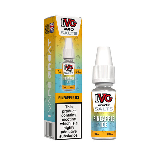 Pineapple Ice Ivg Pro 10ml Nic Salt E-Liquid and Box