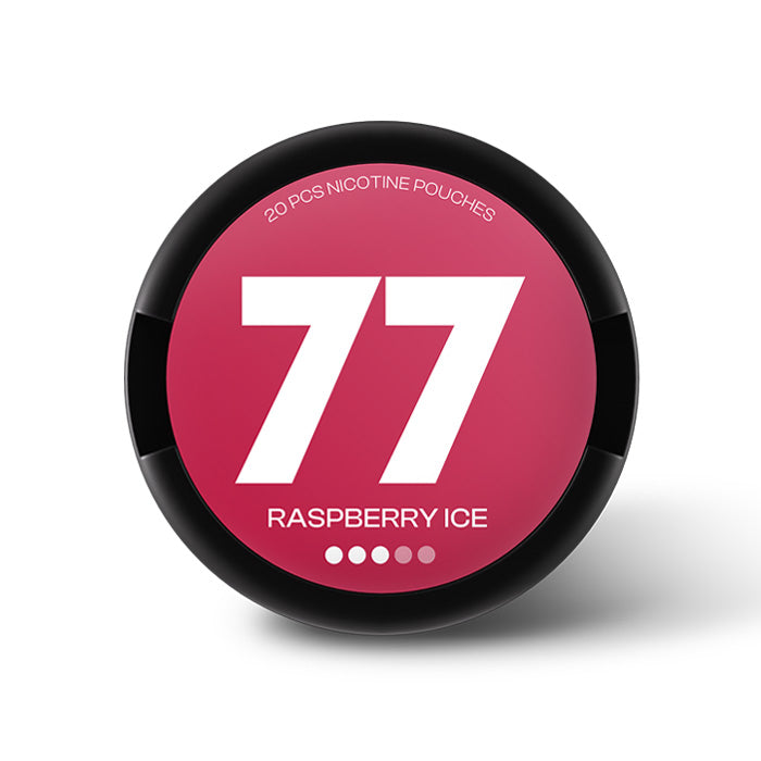 77 Raspberry Ice 10.4mg Nicotine Pouches