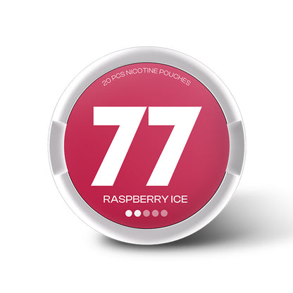 77 Raspberry Ice 5.2mg Nicotine Pouches