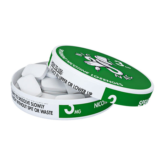 Spearmint Nic Nac 20 Lozenge Open Can