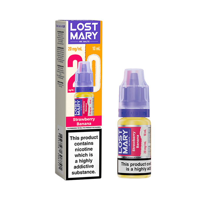 Lost Mary Strawberry Banana 10ml Nic Salt E-Liquid
