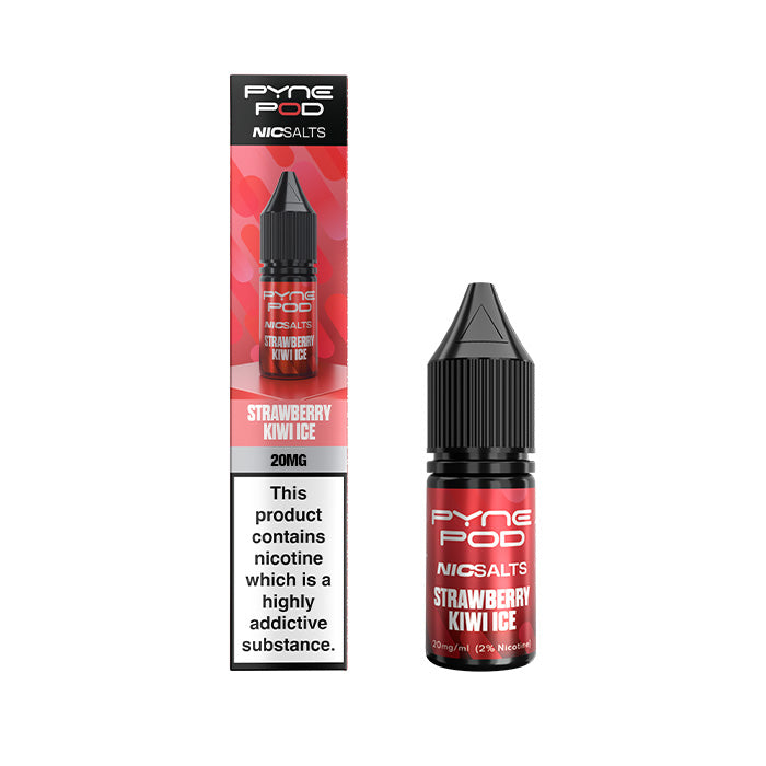 Strawberry Kiwi Ice Pyne Pod Nic Salt E-Liquid bottle