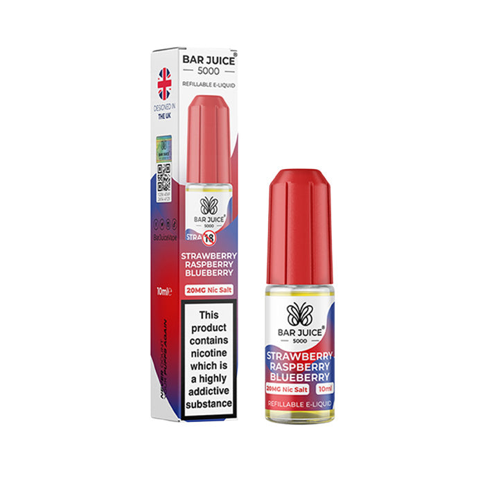 Bar Juice 5000 Strawberry Raspberry Blueberry 10ml Nic Salt E-Liquid