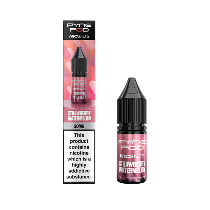 Strawberry Watermelon Pyne Pod Nic Salt E-Liquid bottle
