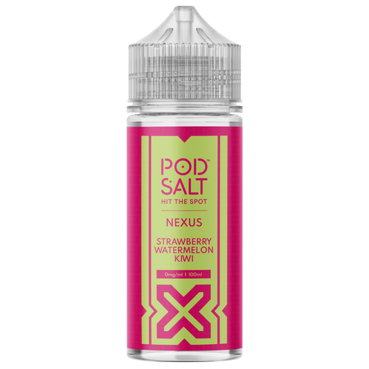 Pod Salt Nexus Strawberry Watermelon Kiwi 100ml Shortfill E-Liquid