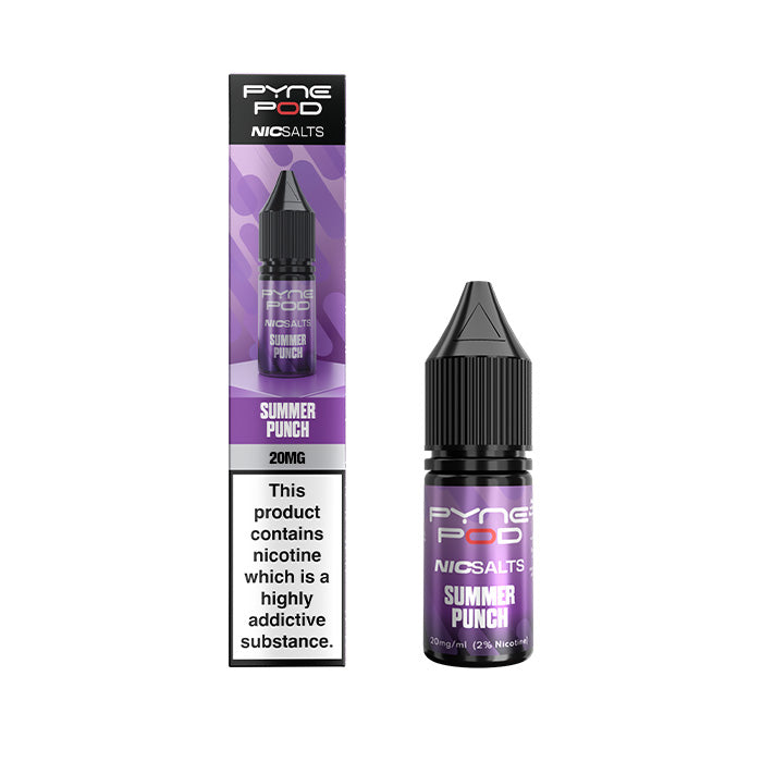 Summer Punch Pyne Pod Nic Salt E-Liquid bottle