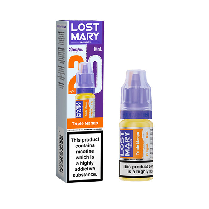 Triple Mango Lost Mary 10ml Nic Salt E-Liquids and Box