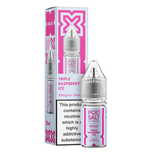 Nexus Triple Raspberry Ice 10ml Nicotine Salt E-Liquid