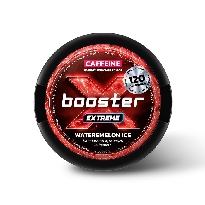 120mg X-Booster Watermelon Ice Caffeine Energy Pouches