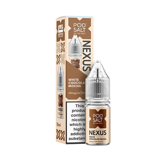 Nexus White Chocolate Mocha 10ml Nicotine Salt E-Liquid