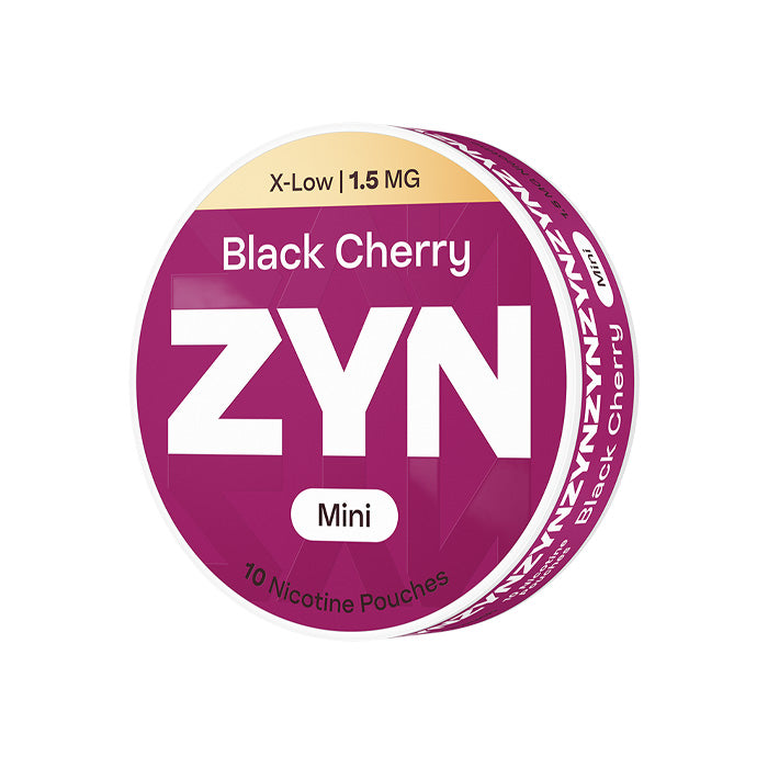 ZYN Mini Black Cherry X-Low Nicotine Pouches (10 Pouch Can)