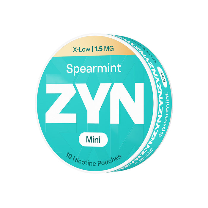 ZYN Mini Spearmint X-Low Nicotine Pouches (10 Pouch Can)