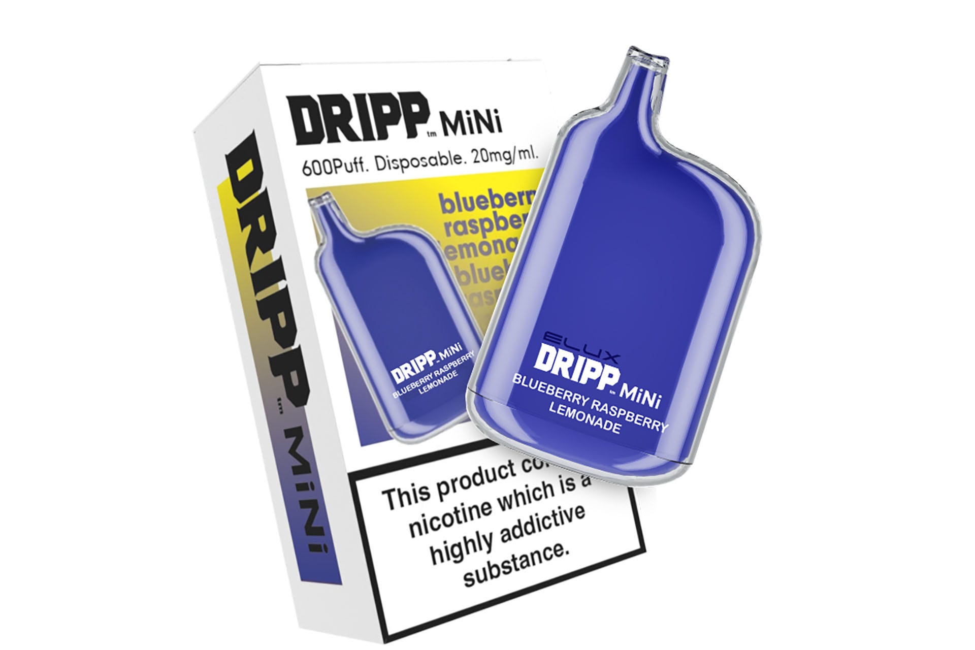 Dripp Mini Blueberry raspberry lemonade disposable vape (Image)