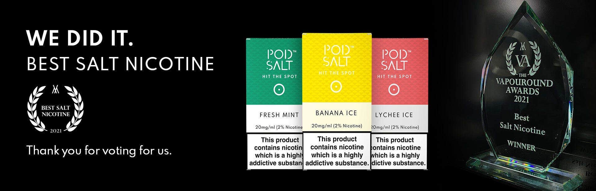 Pod Salt  - Best Nicotine Salt 2021
