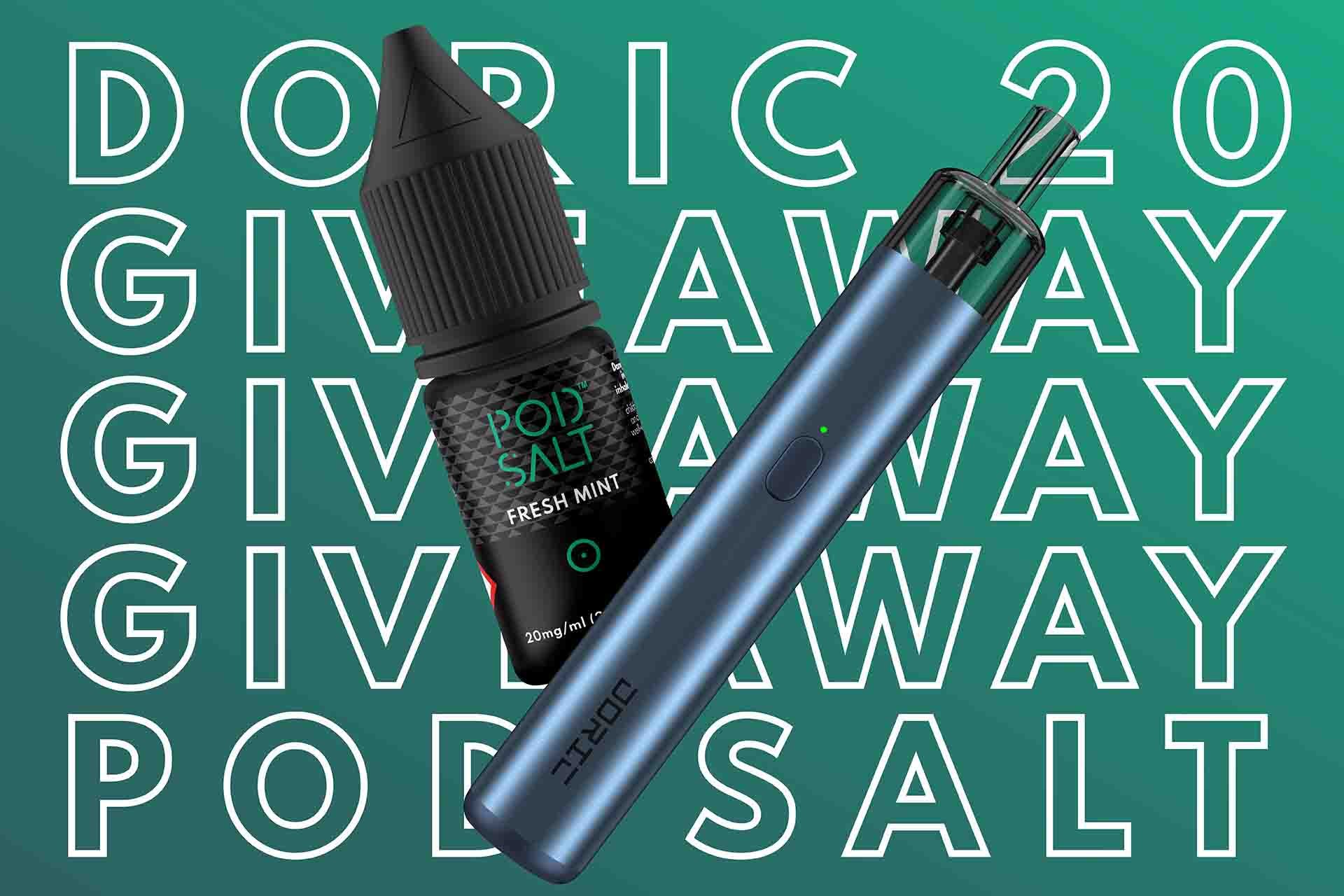 VOOPOO Giveaway of Doric 20 and Pod Salt 10ml shot (Image)