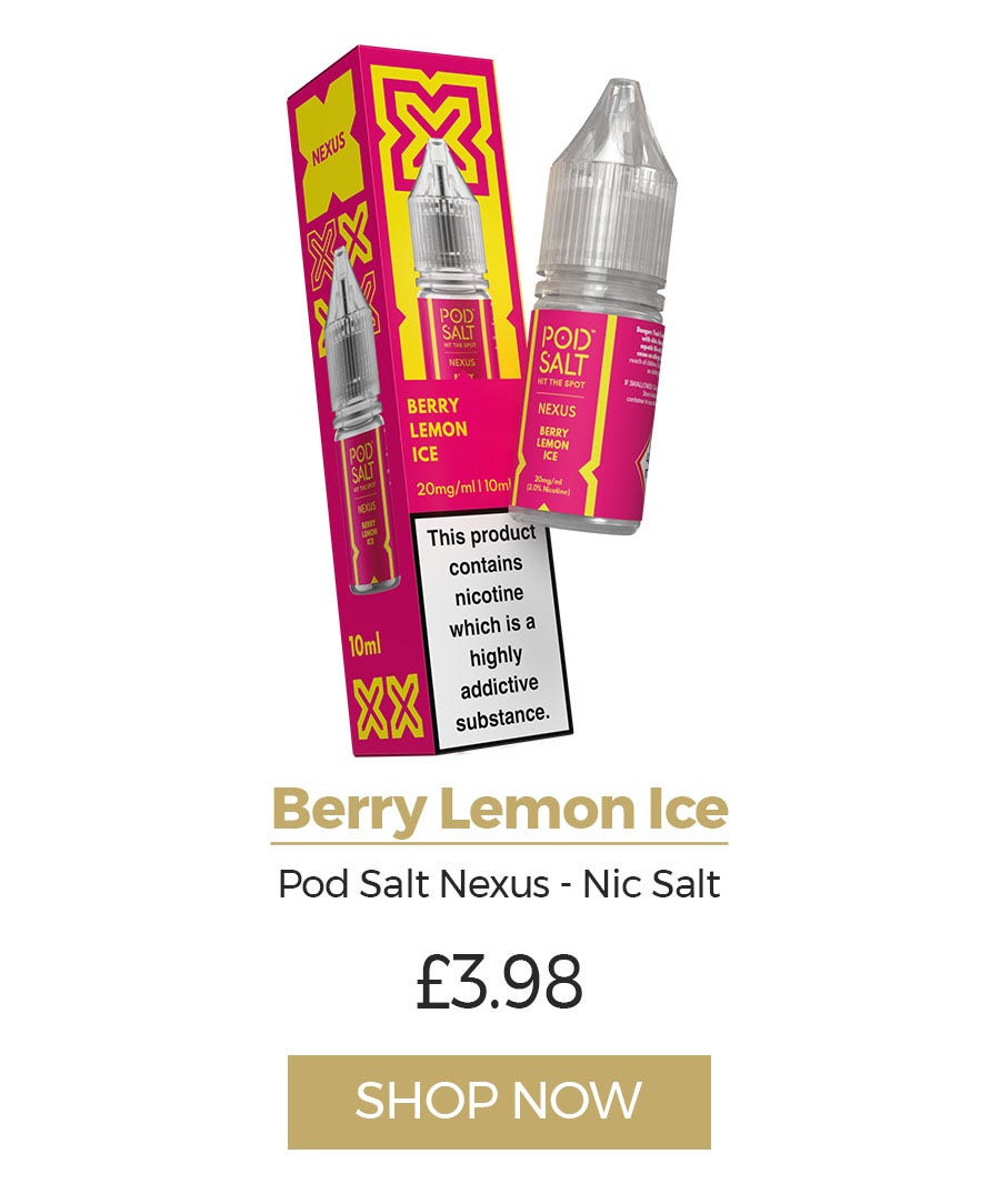 Berry Lemon Ice Nexus Nic Salts vape juice (Image)