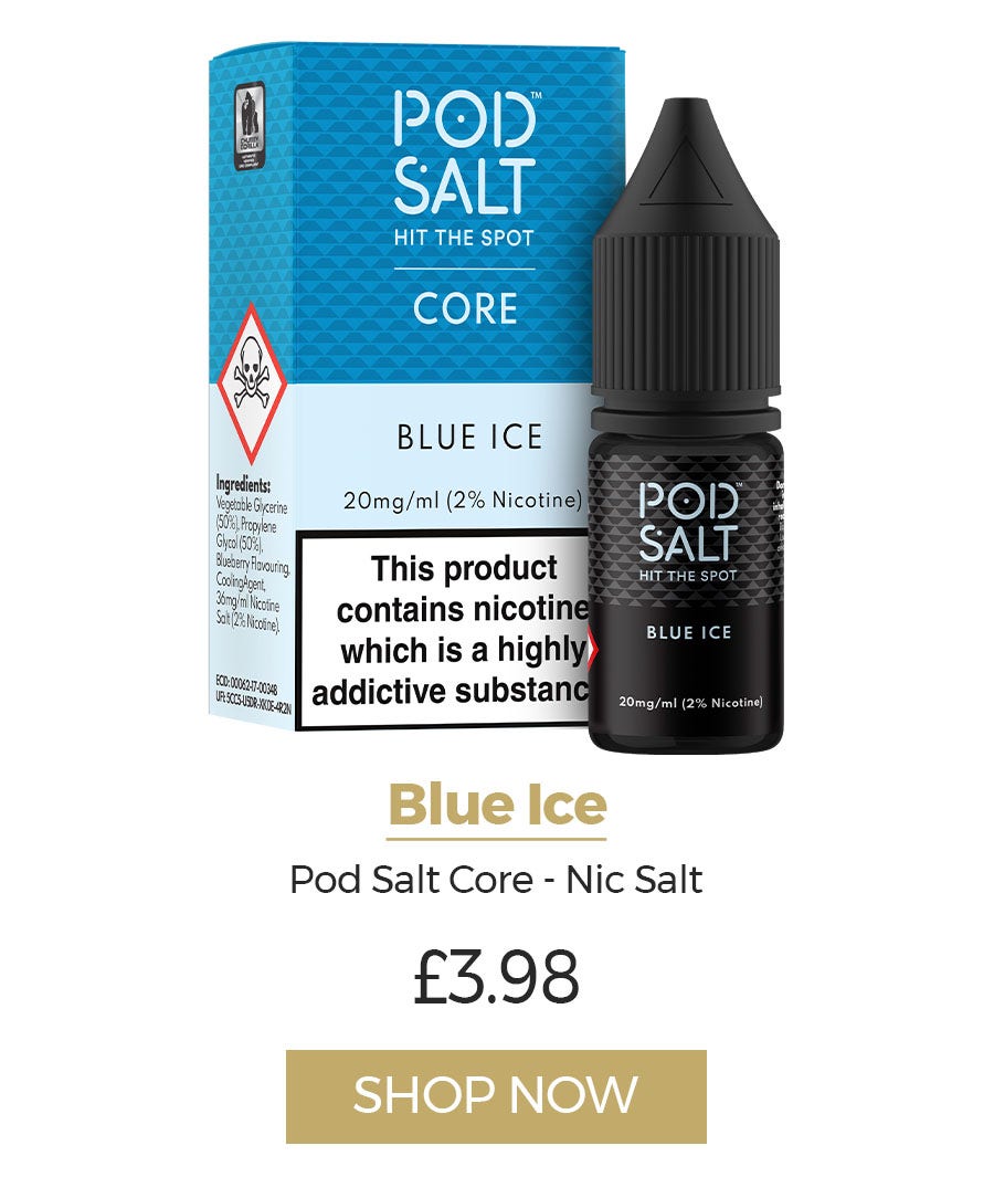 Blue Ice Pod Salt Core Nic Salts vape juice (Image)