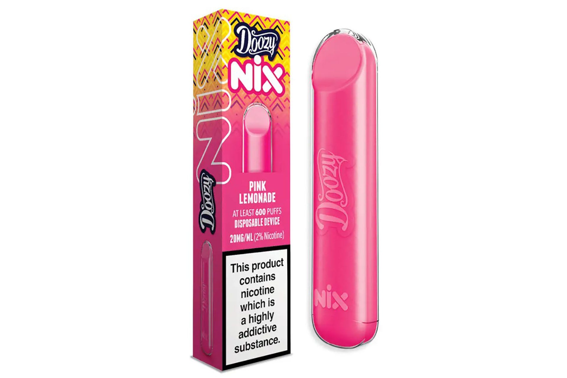 Doozy Nix Pink Lemonade Disposable Vape (Image)