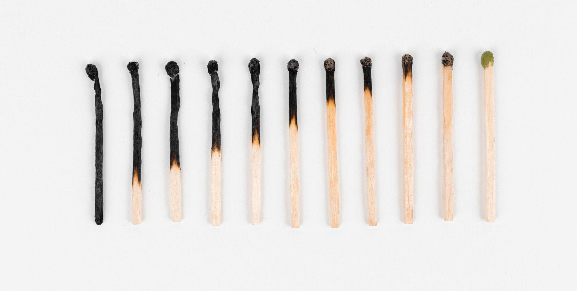 burnt matchsticks (Image)