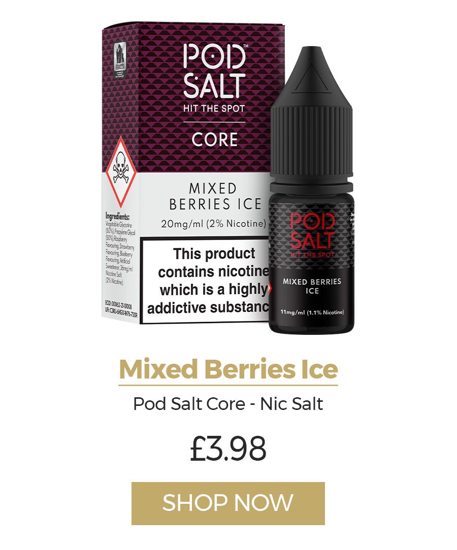 Mixed Berries Ice Pod Salt Core Nic Salt (Image)